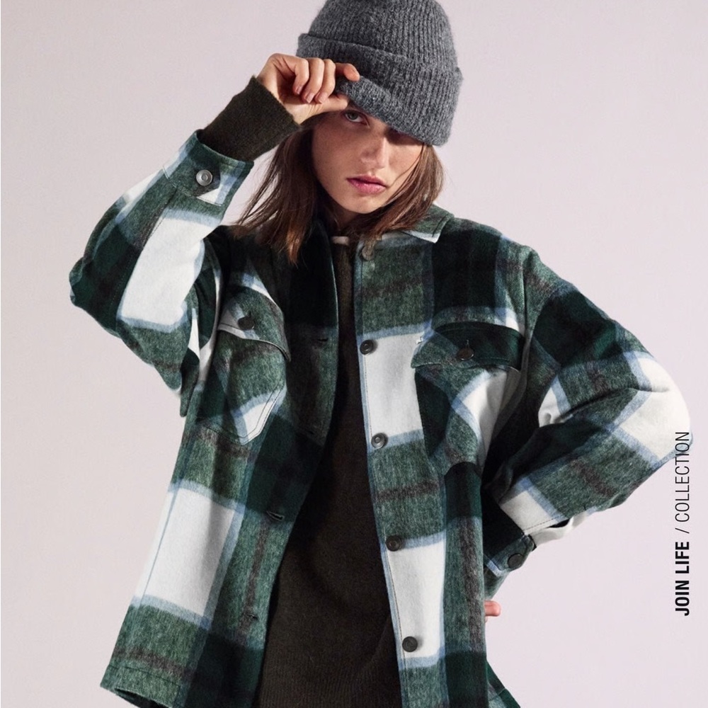 Zara Plaid Jacket